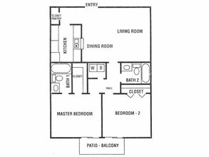 C4R 2x2 WD 3221 floor plan